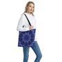 Blue Kaleidoscope Print Tote Bag