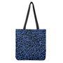 Blue Leopard Print Tote Bag