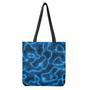 Blue Plasma Print Tote Bag