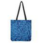 Blue Rose Print Tote Bag