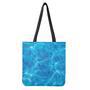 Blue Water Surface Print Tote Bag