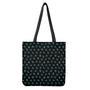 Blue Zodiac Symbols Pattern Print Tote Bag