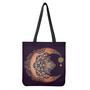 Bohemian Moon And Sun Print Tote Bag