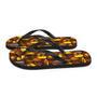 Bold Tiger's Eye Flip Flops