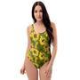 Botanical Sunflower One Piece Swimsuite