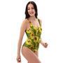 Botanical Sunflower One Piece Swimsuite