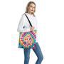 Bright Swirl Tie Dye Print Tote Bag