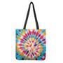 Bright Swirl Tie Dye Print Tote Bag