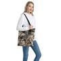 Brown And Black Camouflage Print Tote Bag