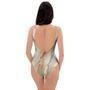 Brown Marble One Piece Swimsuite