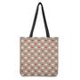 Bull Terrier Heart Pattern Print Tote Bag