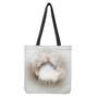 Burning Hole Print Tote Bag