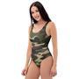 Camo Camouflage Print One Piece Swimsuite