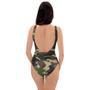 Camo Camouflage Print One Piece Swimsuite