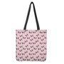 Cartoon French Bulldog Pattern Print Tote Bag