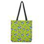 Cartoon Smiley Cow Pattern Print Tote Bag