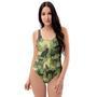 Cat Camouflage Print One Piece Swimsuite