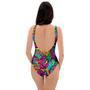 Cat Hippie Psychedelic One Piece Swimsuite