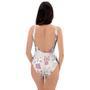 Cat Print One Piece Swimsuite