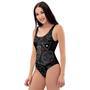 Chiromancy Symbol Gothic Witch One Piece Swimsuite