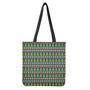 Christmas Gingerbread Man Pattern Print Tote Bag