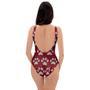 Christmas Ugly Paw One Piece Swimsuite