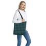 Clan Campbell Tartan Pattern Print Tote Bag