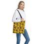 Classic Vintage Sunflower Pattern Print Tote Bag