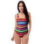 Coloful Mexican Baja One Piece Swimsuite