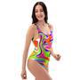 Colorful Abstract One Piece Swimsuite