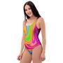 Colorful Abstract Paint One Piece Swimsuite