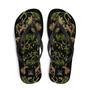 Colorful Botanical Ladies Flip-Flops.