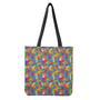 Colorful Brick Puzzle Game Pattern Print Tote Bag