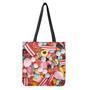 Colorful Candy And Jelly Print Tote Bag