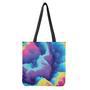 Colorful Cloud Print Tote Bag