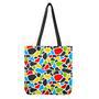 Colorful Cow Print Tote Bag