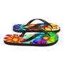 Colorful Daisies Flip-Flops