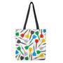 Colorful Darts Pattern Print Tote Bag