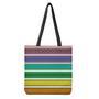 Colorful Ethnic Pattern Print Tote Bag