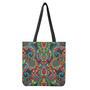 Colorful Floral Mandala Print Tote Bag