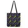 Colorful Grapes Pattern Print Tote Bag