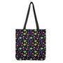 Colorful Halloween Party Pattern Print Tote Bag