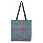 Colorful Knitted Pattern Print Tote Bag