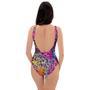 Colorful Leopard One Piece Swimsuite