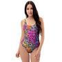 Colorful Leopard One Piece Swimsuite