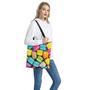 Colorful Macarons Print Tote Bag