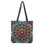 Colorful Mandala Print Tote Bag