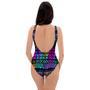 Colorful Native Aztec Geometric One Piece Swimsuite