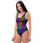 Colorful Native Aztec Geometric One Piece Swimsuite