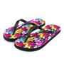 Colorful Orchid Flip Flops